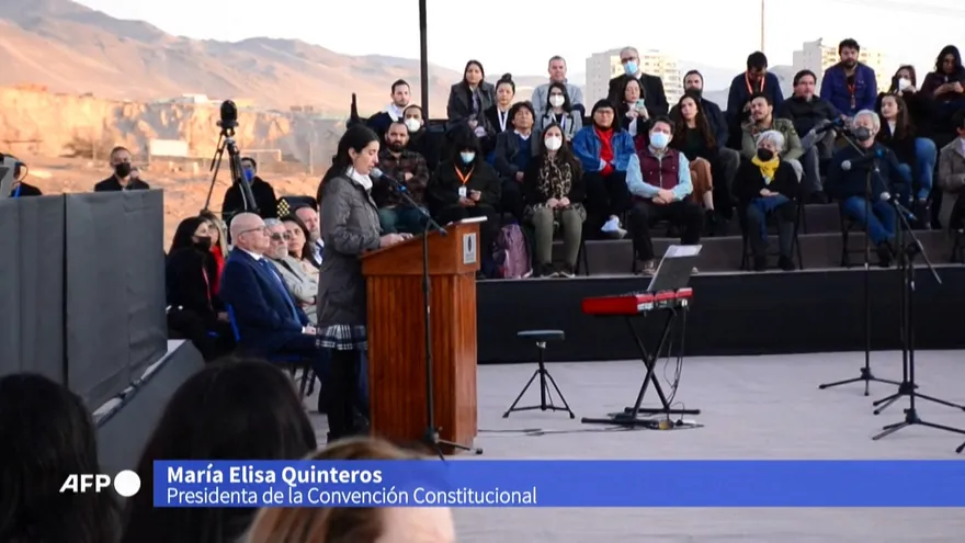 La primera versión de la nueva Carta Magna de Chile.