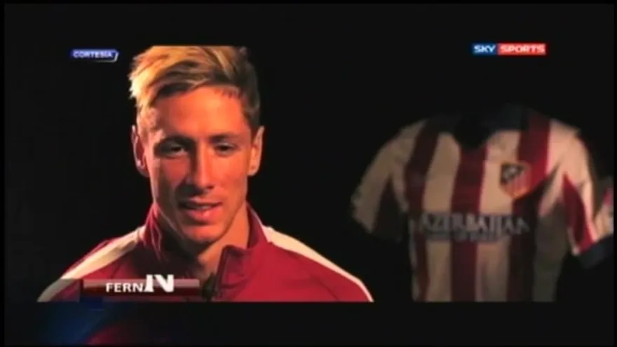Fernando Torres en su regreso al Atlético de Madrid