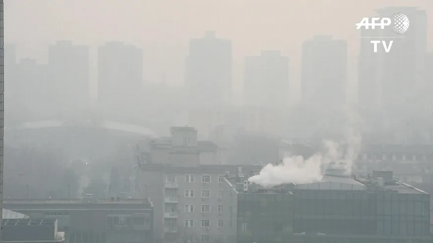 Alerta roja por contaminación en Pekín