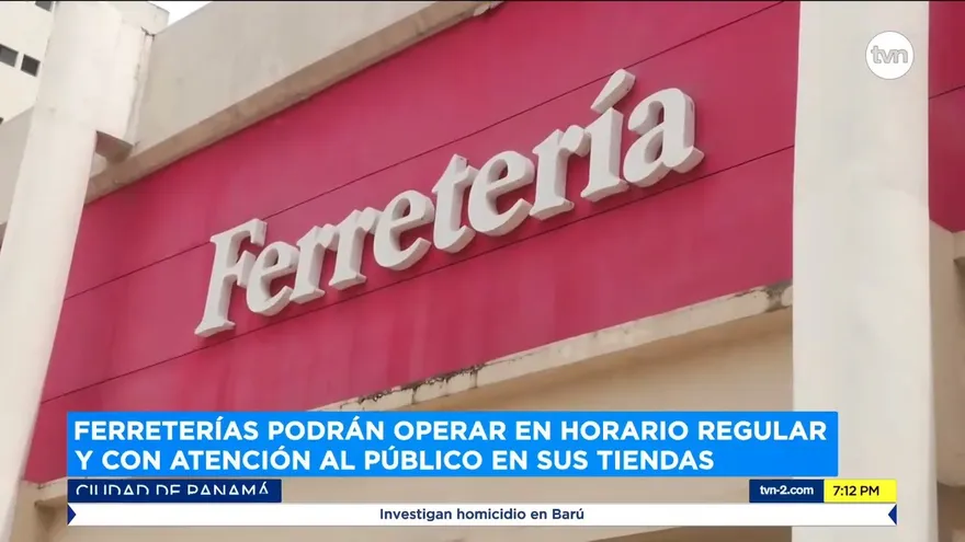 Ferreterías abren sus puertas al público desde este miércoles