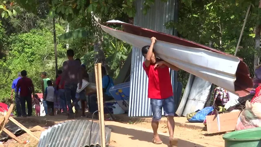 La situación actual de los precaristas desalojados en Pedregal