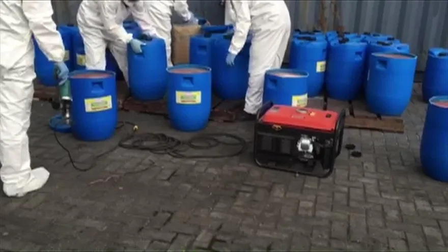 Incautan en México cocaína mezclada con salsa picante