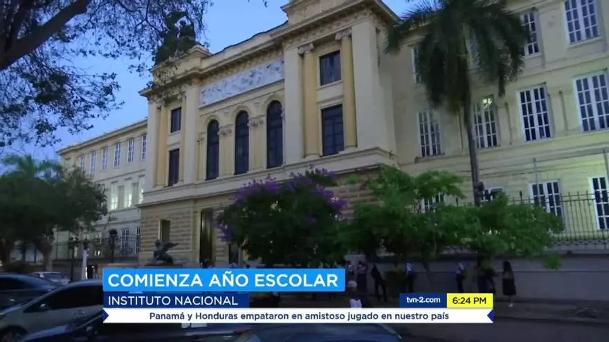 Instituto Nacional inicia el año escolar con horarios especiales