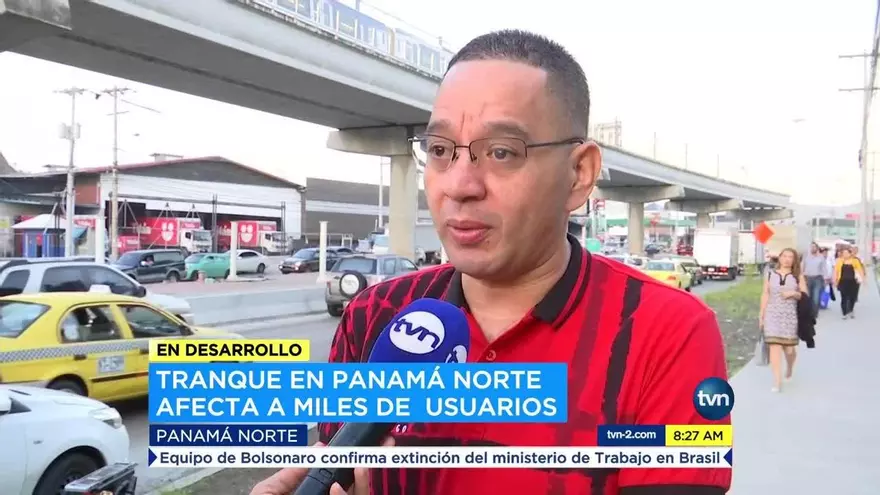 Tranque en Panamá Norte afecta a miles de usuarios