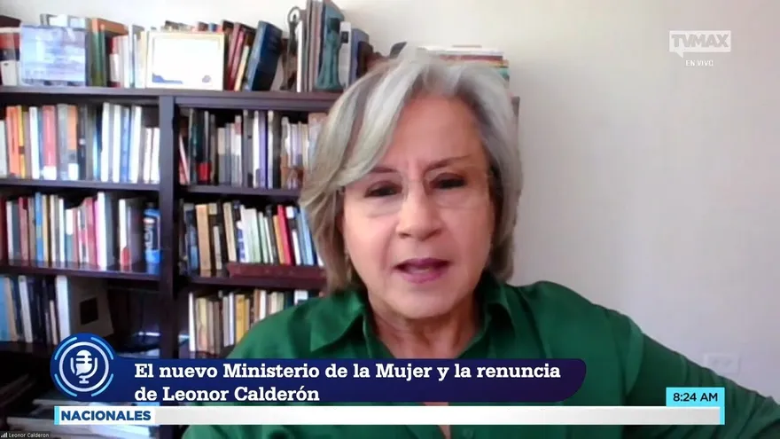 Entrevista con Leonor Calderón: su renuncia al PRD y la creación del Ministerio de la Mujer