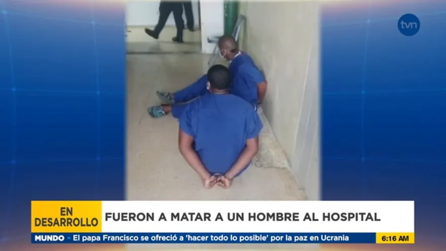 Arrestan a dos individuos que ingresaron a hospital para asesinar a una persona