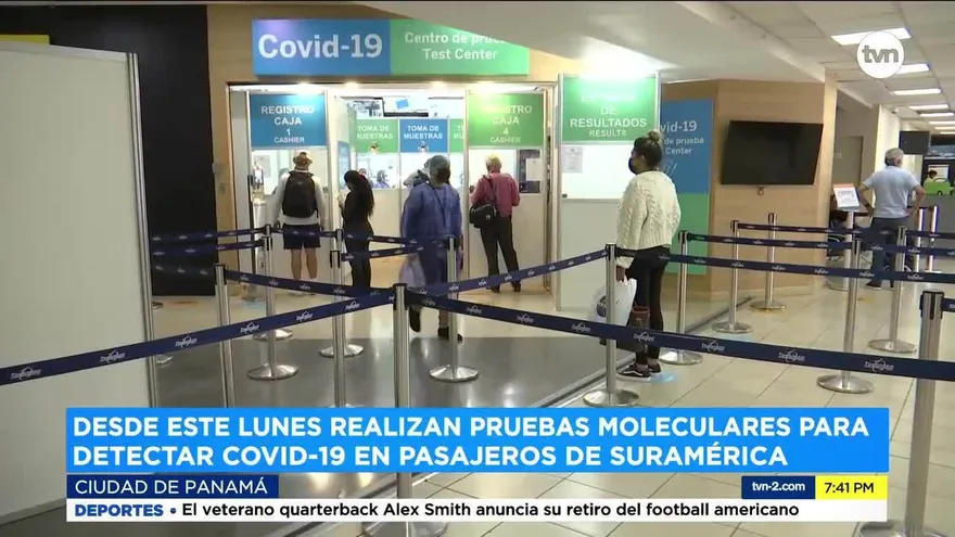 Realizan pruebas moleculares de covid-19 a viajeros de Suramérica