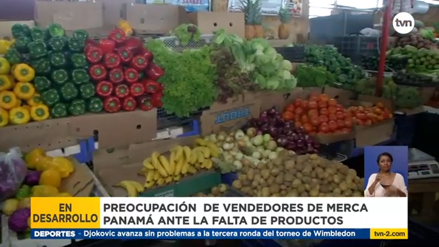 En área procedente de Volcán de Merca Panamá, aún cuentan con alimentos
