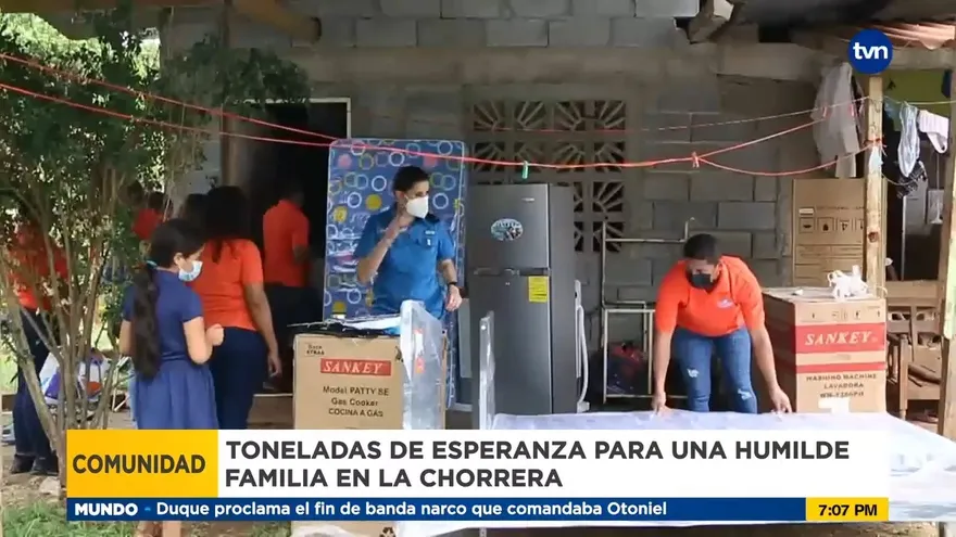 Se cumple el sueño de una familia luchadora de La Chorrera