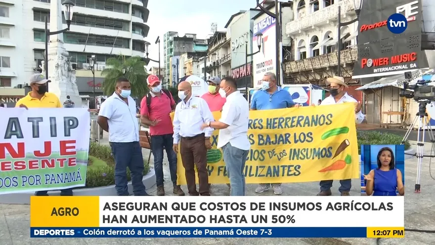 Alza de precios lleva a los productores a marchar a la Presidencia