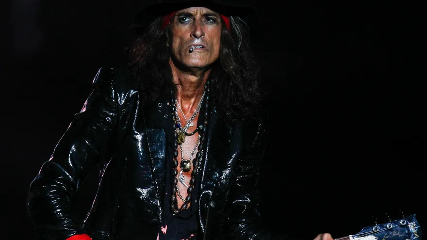 Joe Perry, guitarrista de la banda estadounidense Aerosmith.