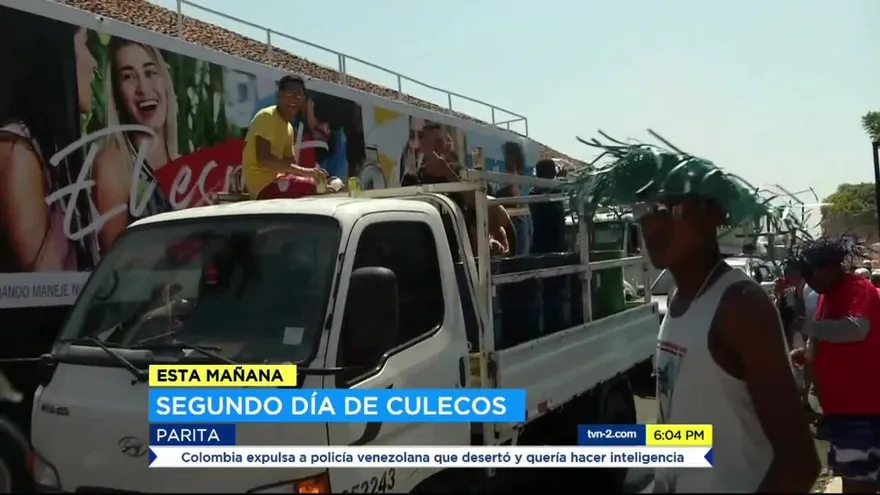 Chitreanos disfrutan del segundo día de carnaval