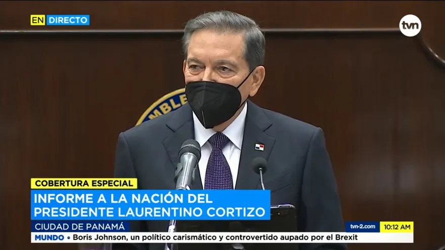 El presidente Cortizo rinde su informe a la Nación