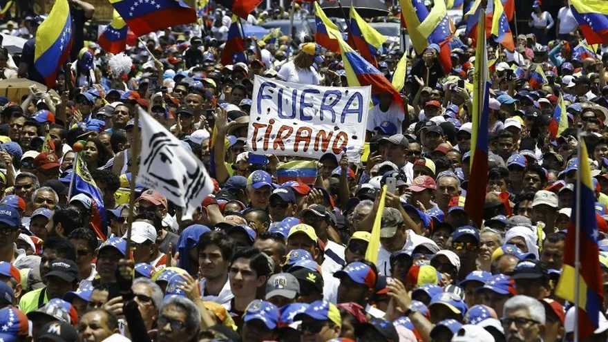 Foto ilustrativa: Una protesta en Venezuela