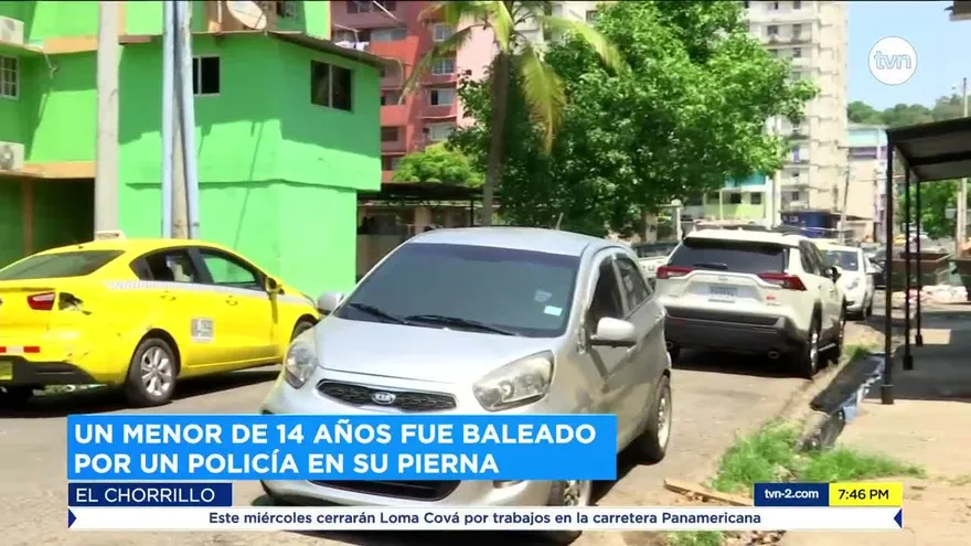 Un menor de 14 años fue baleado  por un policía en su pierna