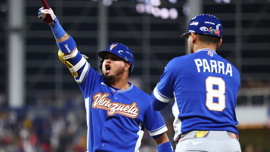 Luis Arraez figura de la selección de béisbol de Venezuela