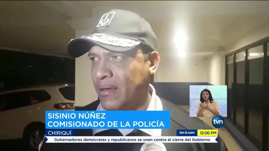 Se registra homicidio en Chiriquí