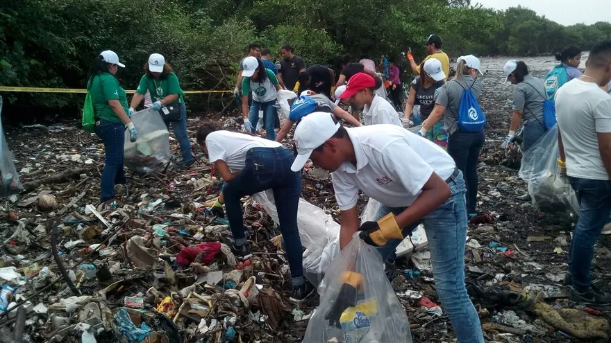 Voluntarios limpian playas de Costa del Este