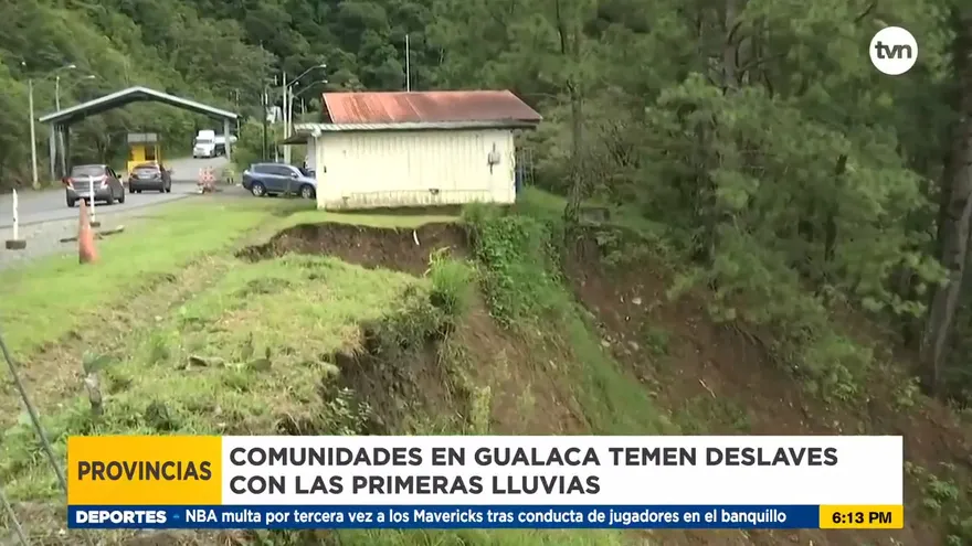 Residentes de Hornito en Chiriquí preocupados por deslaves