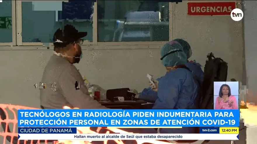 Tecnológos reclaman no tener indumentaria para evitar contagio de COVID-19