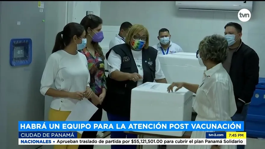 Llegan las vacunas a la Región de Salud de San Miguelito