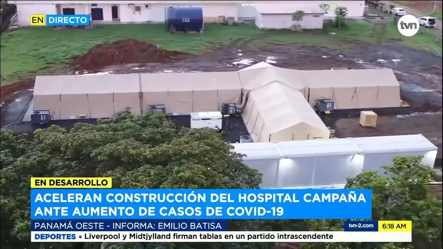 Aceleran construcción del hospital de campaña en Panamá Oeste
