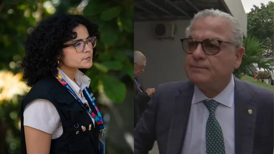 Irma Hernández (alcaldesa de San Miguelito) y Anel Flores (contralor)