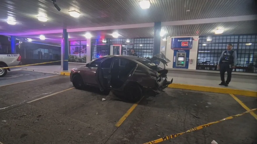 Intento de robo termina en choque en Chiriquí