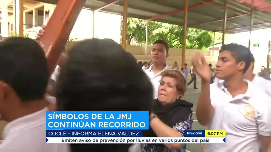 Los Símbolos de la JMJ recorren Penonomé