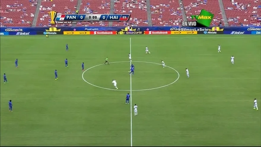 Pitazo inicial del partido Panamá vs Haití