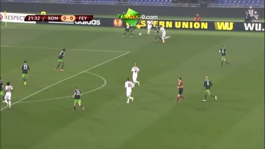 Gol de Gervinho Min 22 - Roma 1-0 Feyenoord