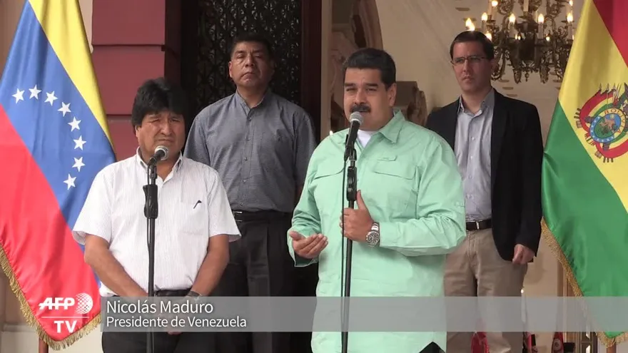 Evo Morales respalda a Maduro de cara a cuestionadas elecciones