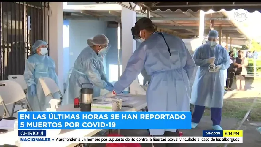 Aumentan los hisopados en Chiriquí