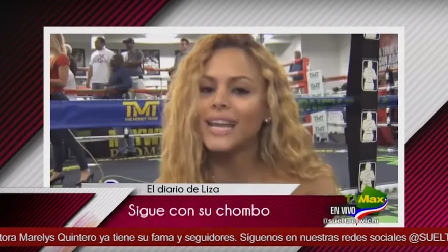 Liza Hernández sigue feliz y campante con su chombo