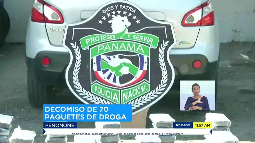 Decomisan droga  en Penonomé