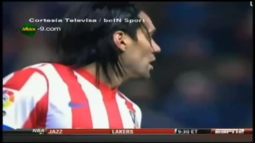 5 goles de Falcao, Atl