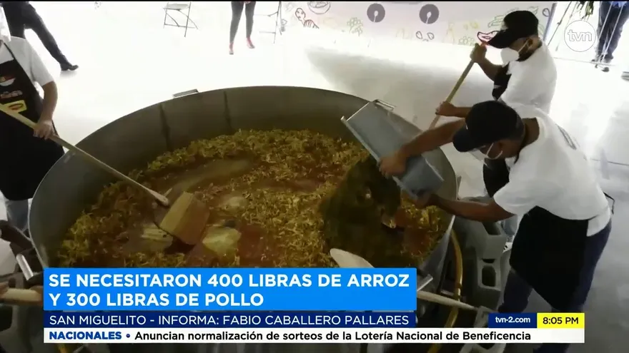 El arroz con pollo más grande de Panamá