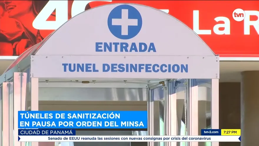 Túneles de sanitización en pausa por orden del Minsa
