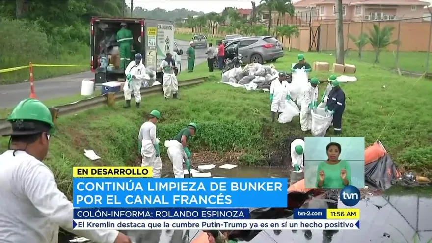 Contra reloj se encuentran los trabajos para descontaminar derrame de combustible