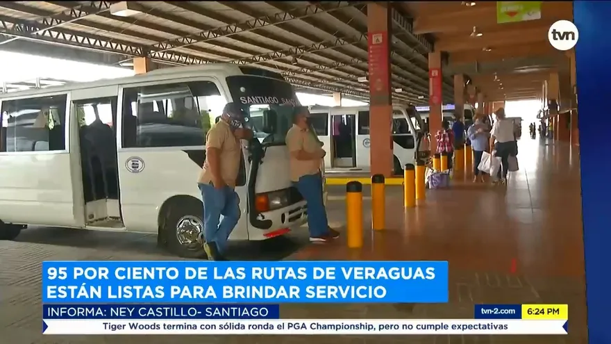 Se reanuda el 95% de las rutas de transporte en Veraguas