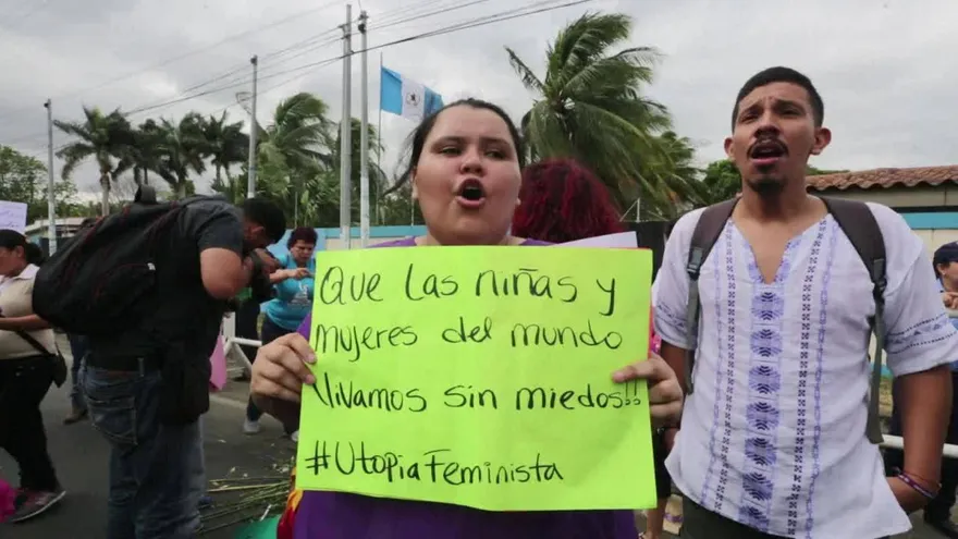 Protestan en Managua por muerte de 40 niñas en Guatemala