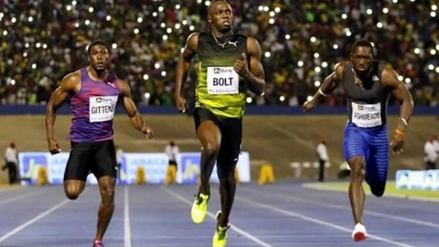 Usain Bolt corrió su última carrera en Jamaica