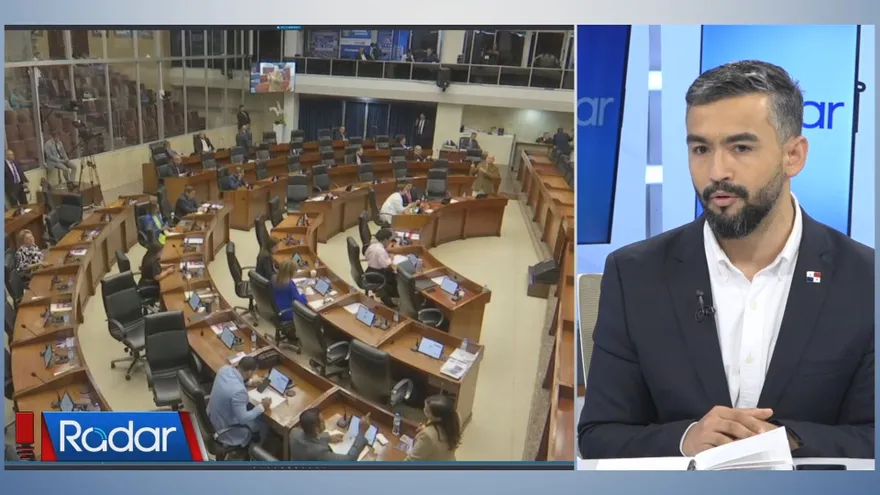 El diputado Luis Duke en Radar