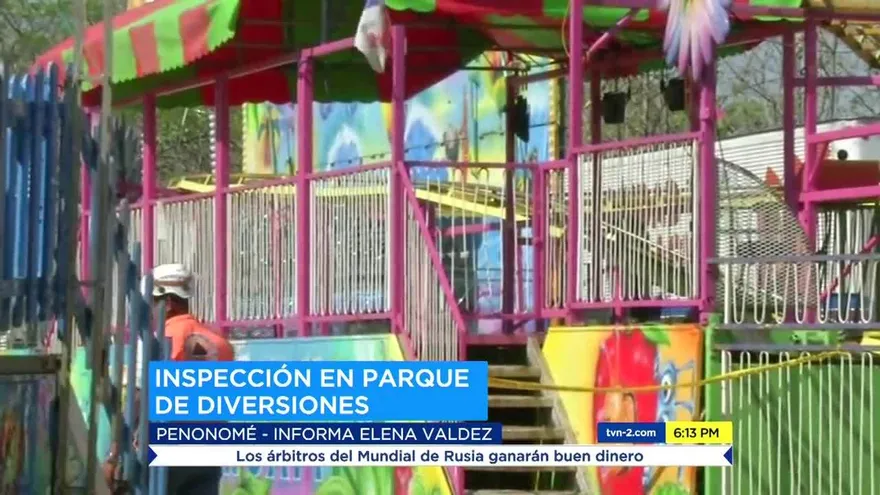 Sinaproc encuentran elementos corroídos en parque de diversiones en Coclé
