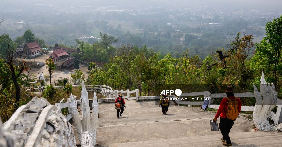 'Es sofocante': una nube contaminante asfixia el norte de Tailandia