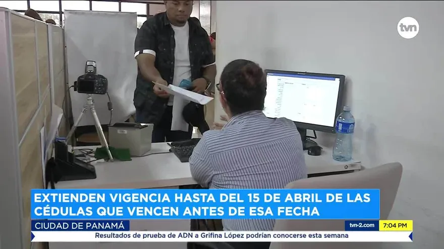 Extienden vigencia hasta del 15 de abril de las cédulas que vencen antes de esa fecha