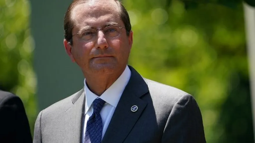 El secretario de Salud estadounidense, Alex Azar