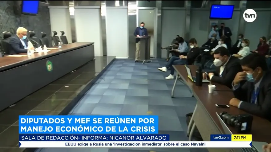 Diputados y MEF se reúnen por manejo económico de la crisis