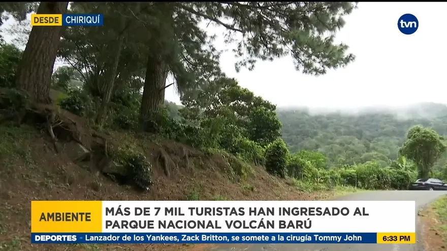 7 mil turistas han visitado el Parque Volcán Barú en los últimos meses