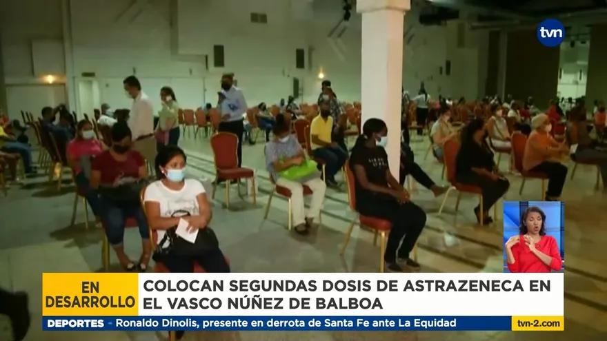 Continúa vacunación con AstraZeneca